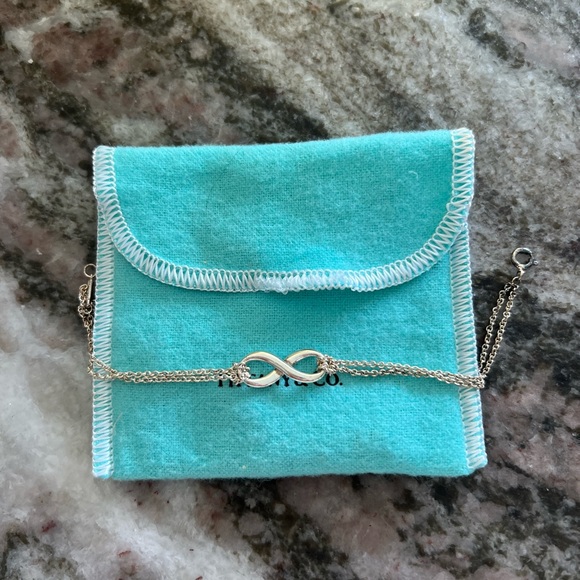 Tiffany & Co Sterling Silver Infinity Bracelet